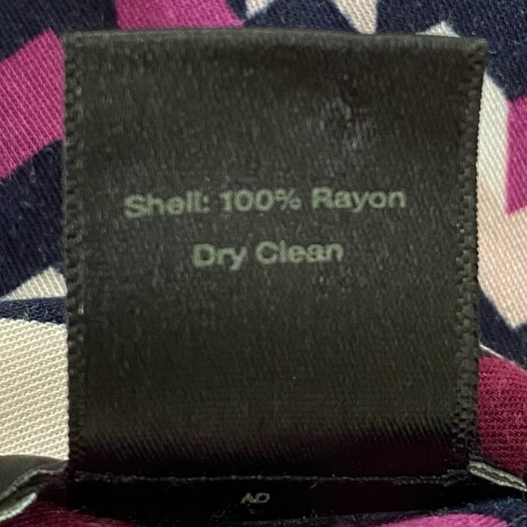 Ann Taylor Factory MP Navy Multi Print Shirt Dress - Picture 10 of 10